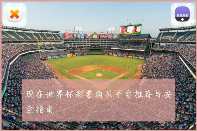 现在世界杯彩票购买平台推荐与安全指南