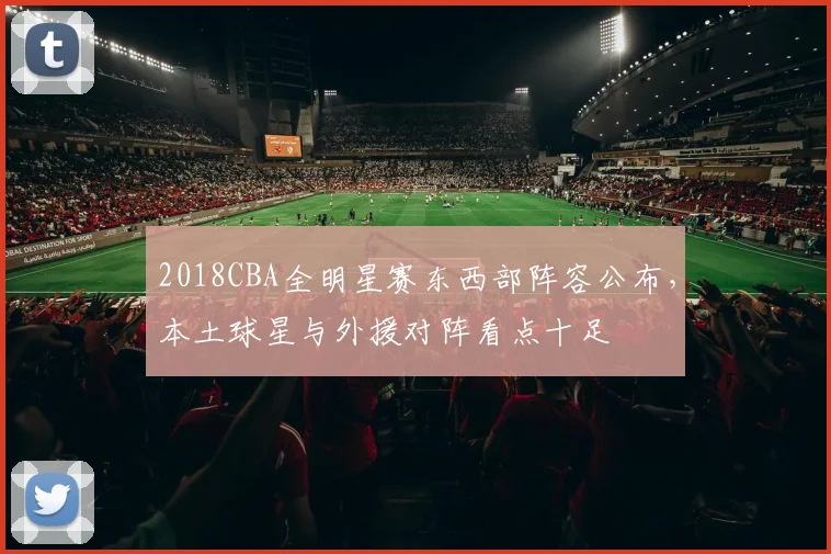 2018CBA全明星赛东西部阵容公布，本土球星与外援对阵看点十足