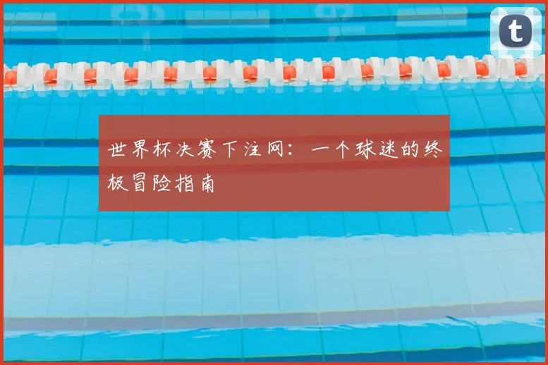 世界杯决赛下注网：一个球迷的终极冒险指南